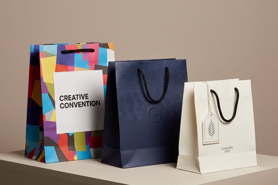 gift paper bags with printing
