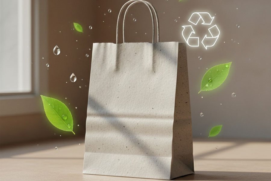 recycled paper eco concept