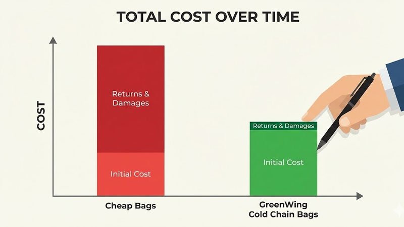 Papieren zakken voor koudeketens en koude dranken 1