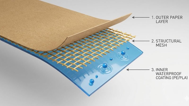 Papieren zakken voor koudeketens en koude dranken 4