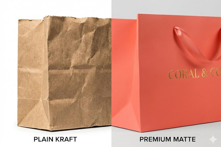 Färganpassning för papperspåsar 8