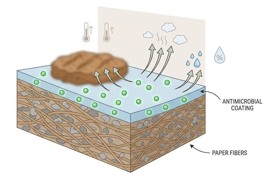Anti-skimmel og antibakterielle papirposer 2