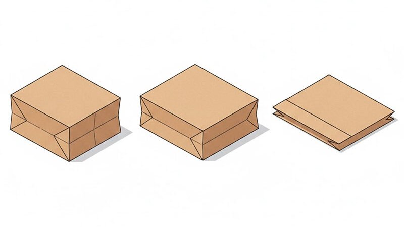 Sammenligning af flad bund med krydsbund og blokbund redigeret