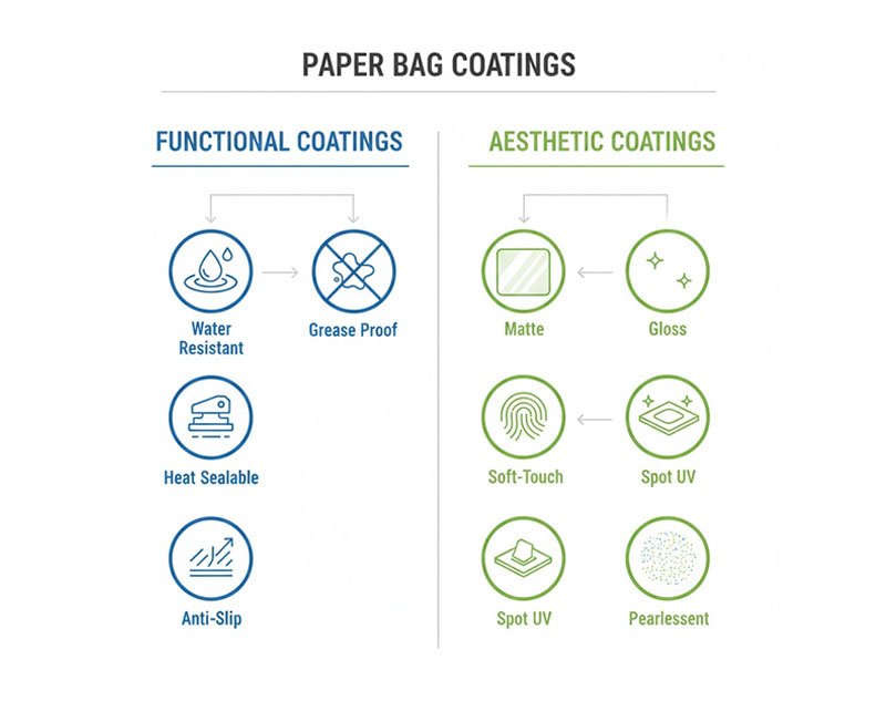 Infografik over funktionelle og æstetiske belægningstyper