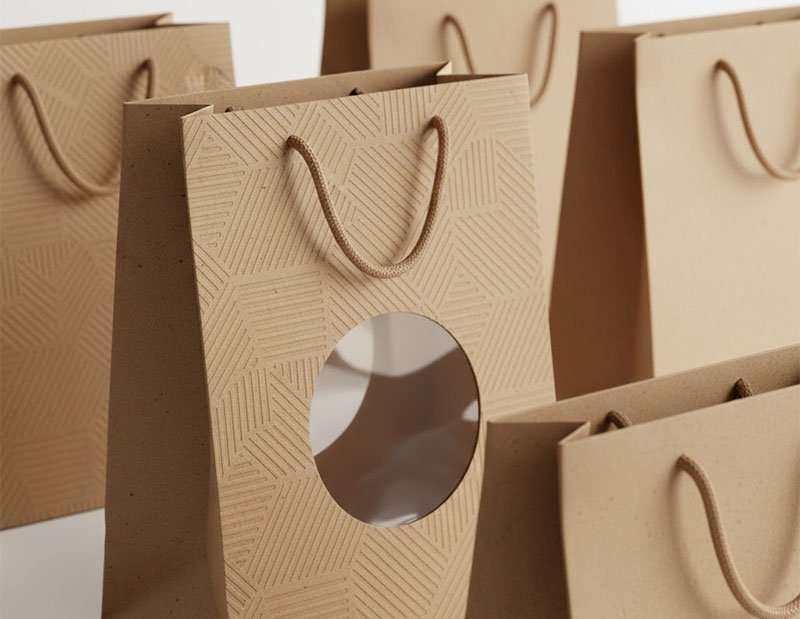 Plastfri finish prægede matte kraftposer