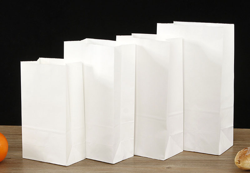 Bolsas de papel kraft blancas 6