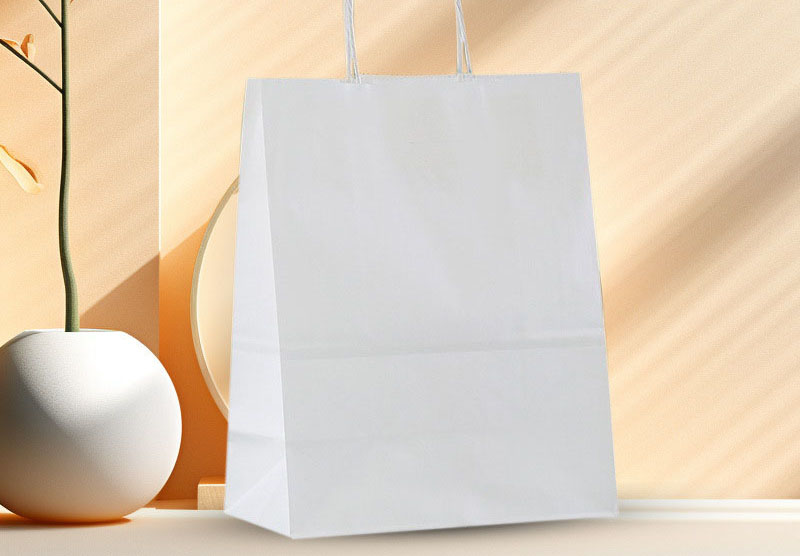 Bolsas de papel kraft blancas 7