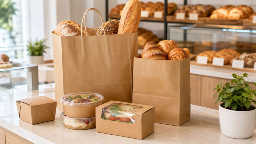 08 food grade bakery paper bags