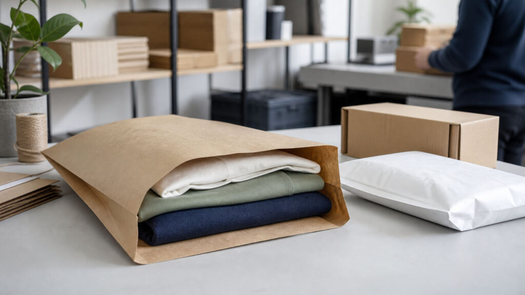 Paper mailers for sustainable e-commerce packaging